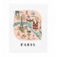 RIFFLE PAPIER - AFFICHE  PARIS - 28 x35CM