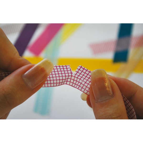 Masking Tape Ruban Adhesif Japonais 1 P Deco Stripe Pink Chiara Stella Home Chiara
